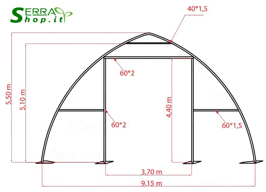 schema serra policarbonato micasa