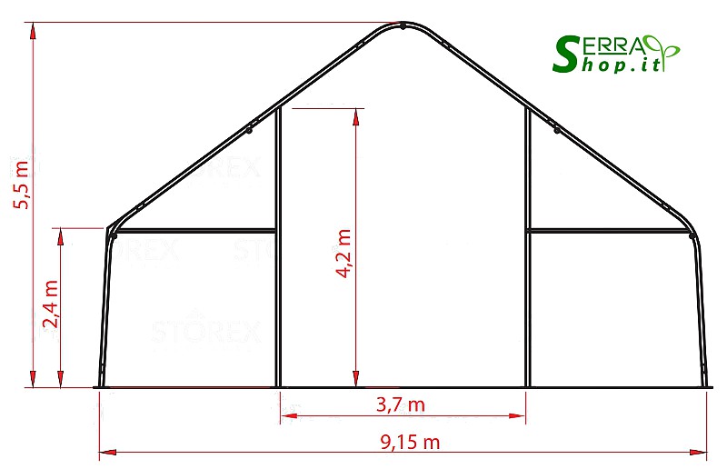 schema serra policarbonato micasa