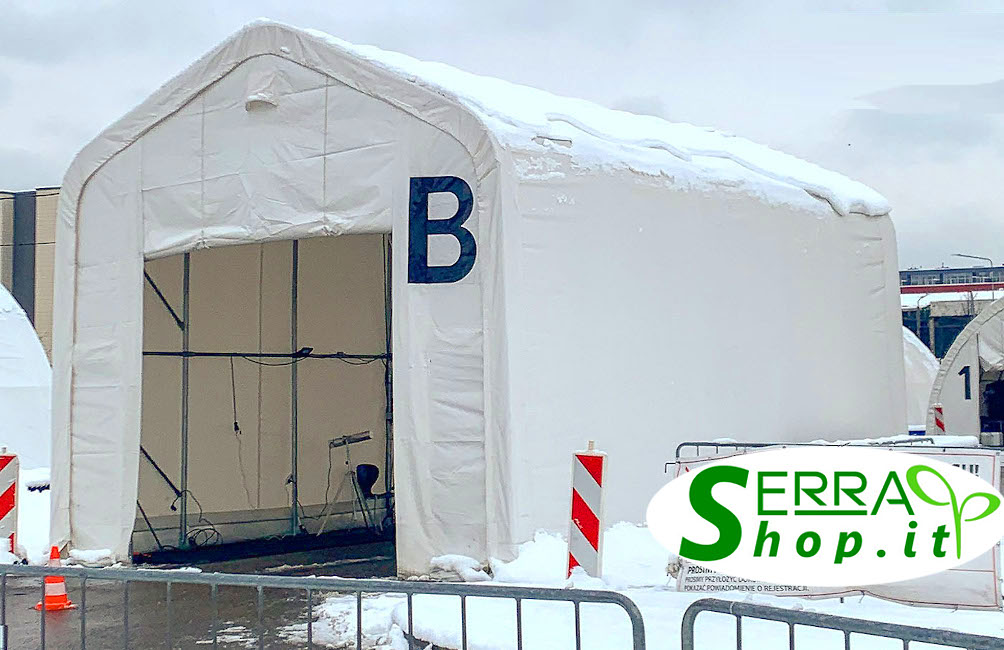 serra tunnel professionale neve