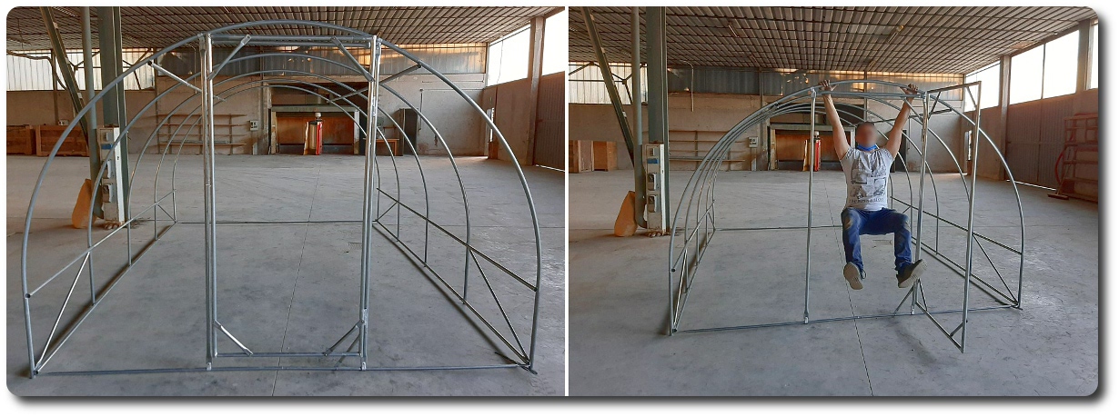 serra easy plus con struttura ad arco e telo PE made in Italy  serrashop