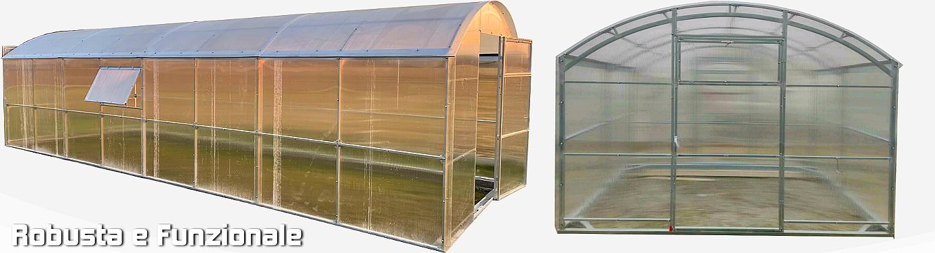 serra tunnel arco policarbonato 4mm compact serrashop
