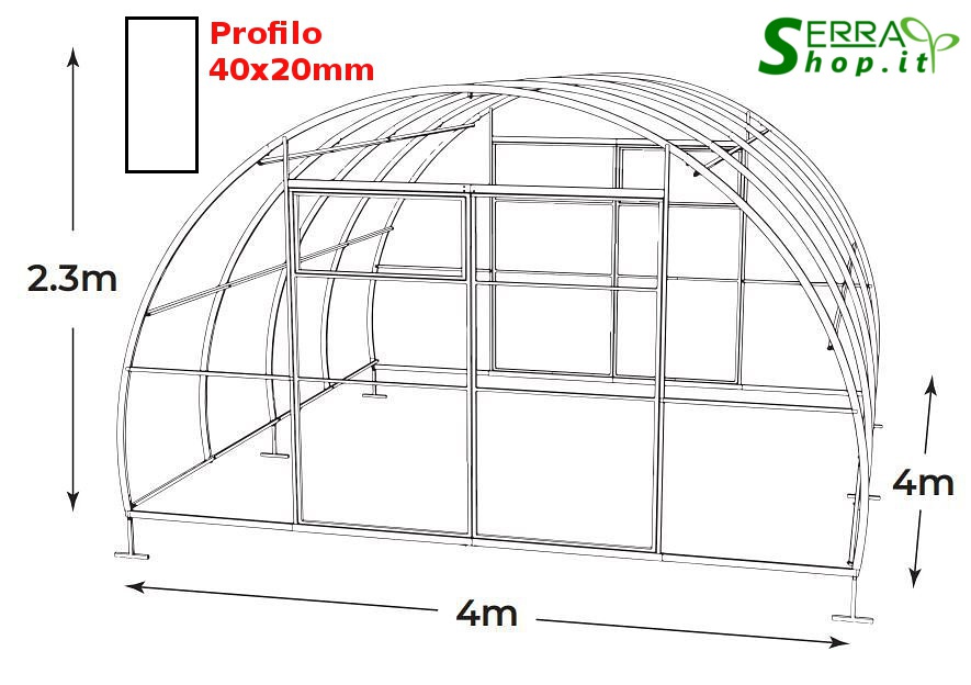 schema serra policarbonato VolcaN