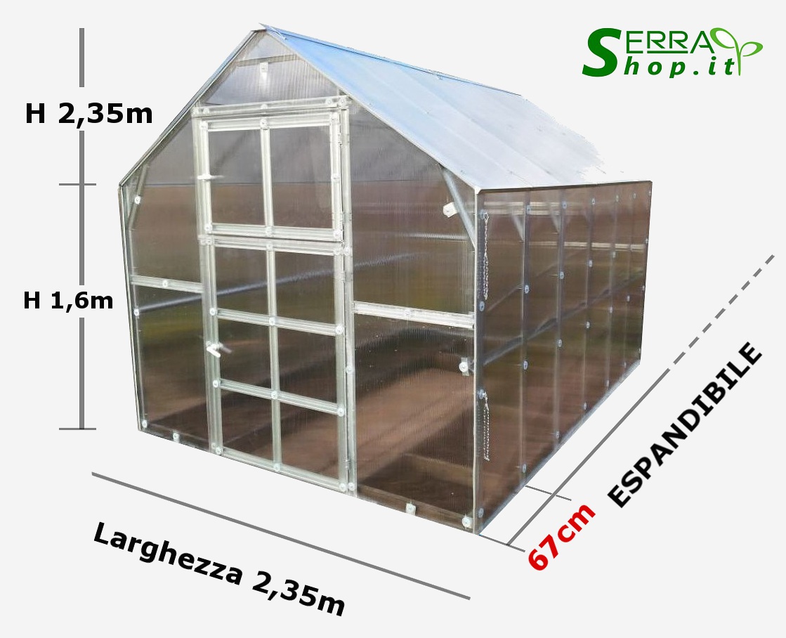 serra tunnel arco policarbonato 4mm hause serrashop