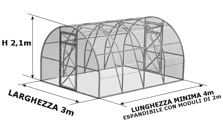 SERRA TUNNEL POLICARBONATO