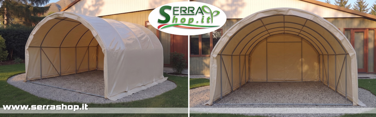 serra tunnel copertura gazebo box auto