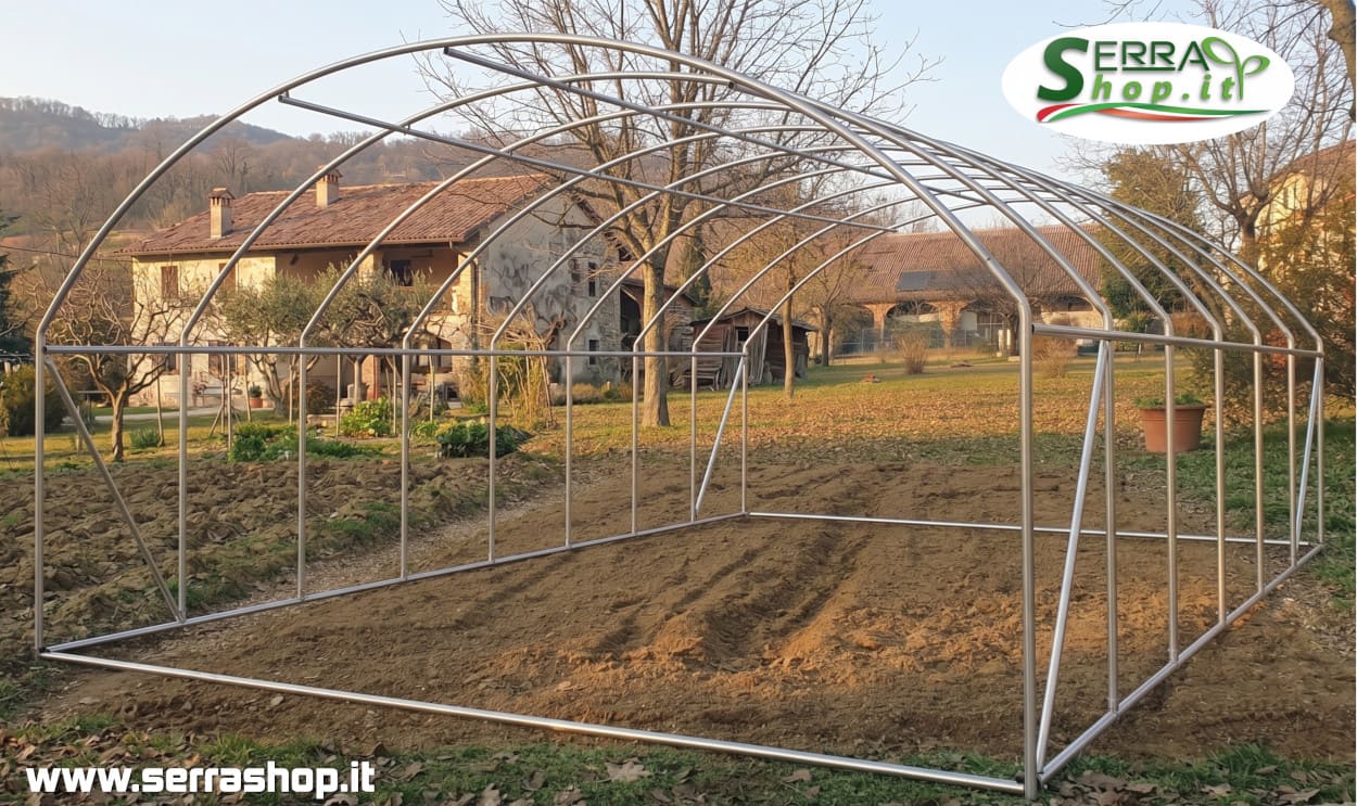 struttura arco tunnel serra easy tubolari orto giardino