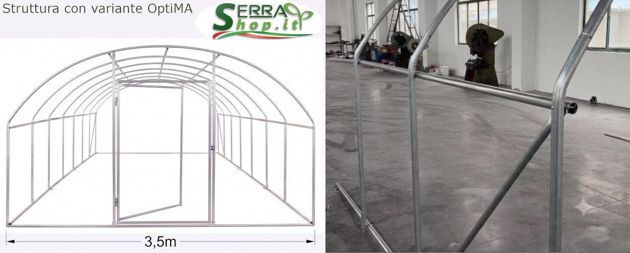 serra con struttura optima