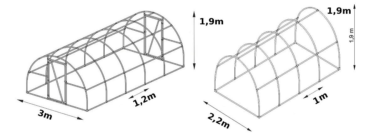 serra tunnel pvc